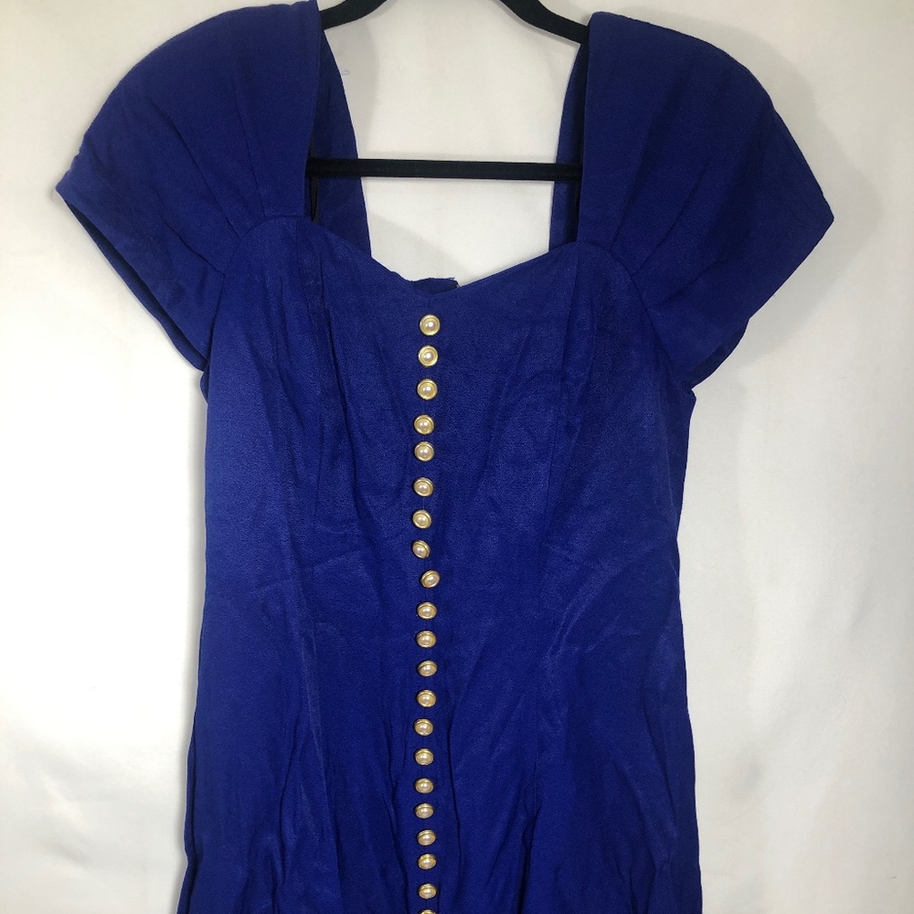 Women’s Vintage Blue Dress. Size XS/Small.